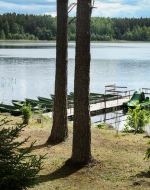 Swimming in the Lake Gulbju 