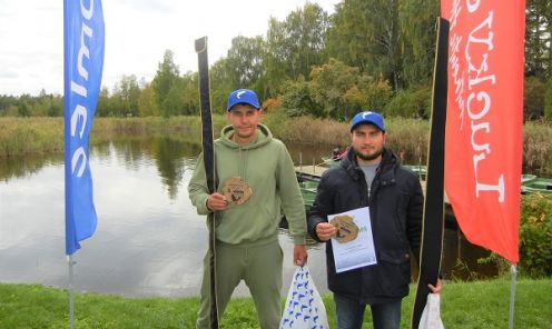 <p>Kaņiera posma un kopvērtējumā 2. vietu izcīnīja Nils Idžons un Andrejs Bakradze</p>